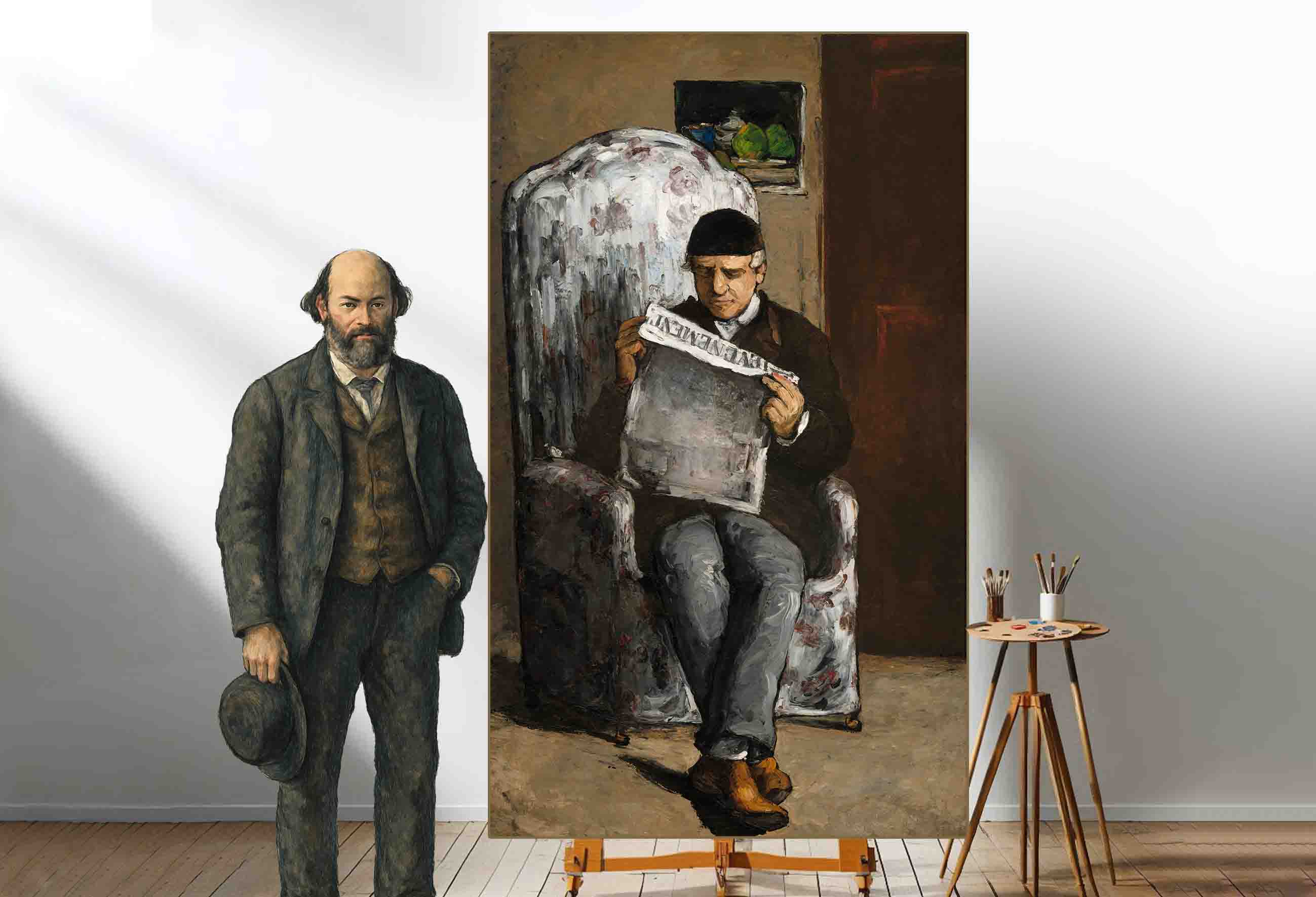 پدر هنرمند در حال خواندن The Artist's Father, Reading "L'Événement"